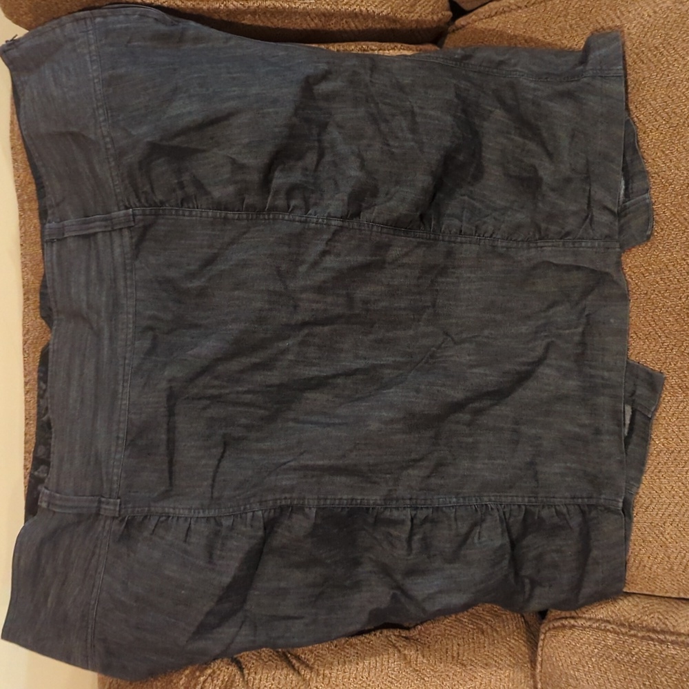 Torrid black demin pencil skirt size 26
